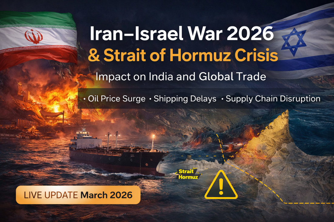 Iran–Israel War 2026 & Strait of Hormuz Crisis: Impact on India and Global Trade