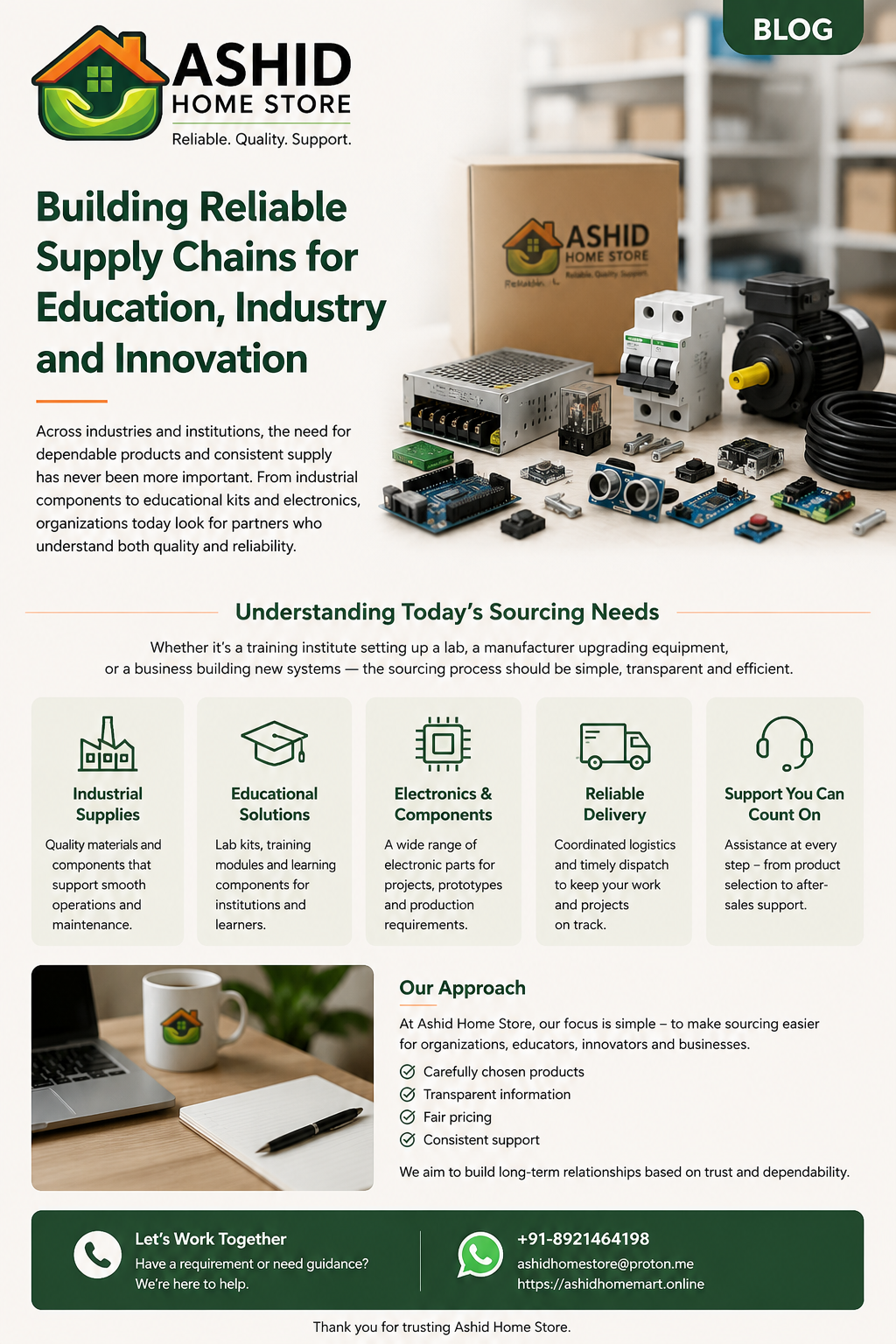Understanding the Growing Demand for Reliable Industrial and Technical Supply Partners