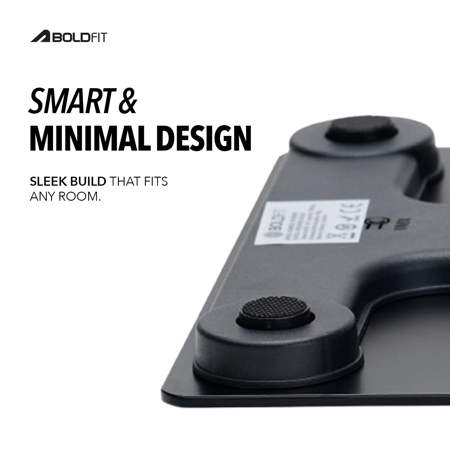 Boldfit Weight Machine for Home Digital Weighing Machine for Human Body with LCD Display Max Weight Capacity 180Kgs (Batteries Not Included) – Bathroom Scale for Home