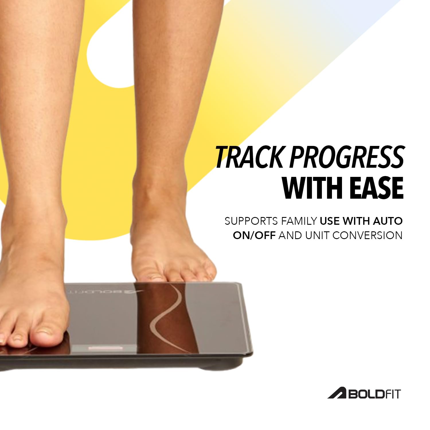 Boldfit Weight Machine for Home Digital Weighing Machine for Human Body with LCD Display Max Weight Capacity 180Kgs (Batteries Not Included) – Bathroom Scale for Home