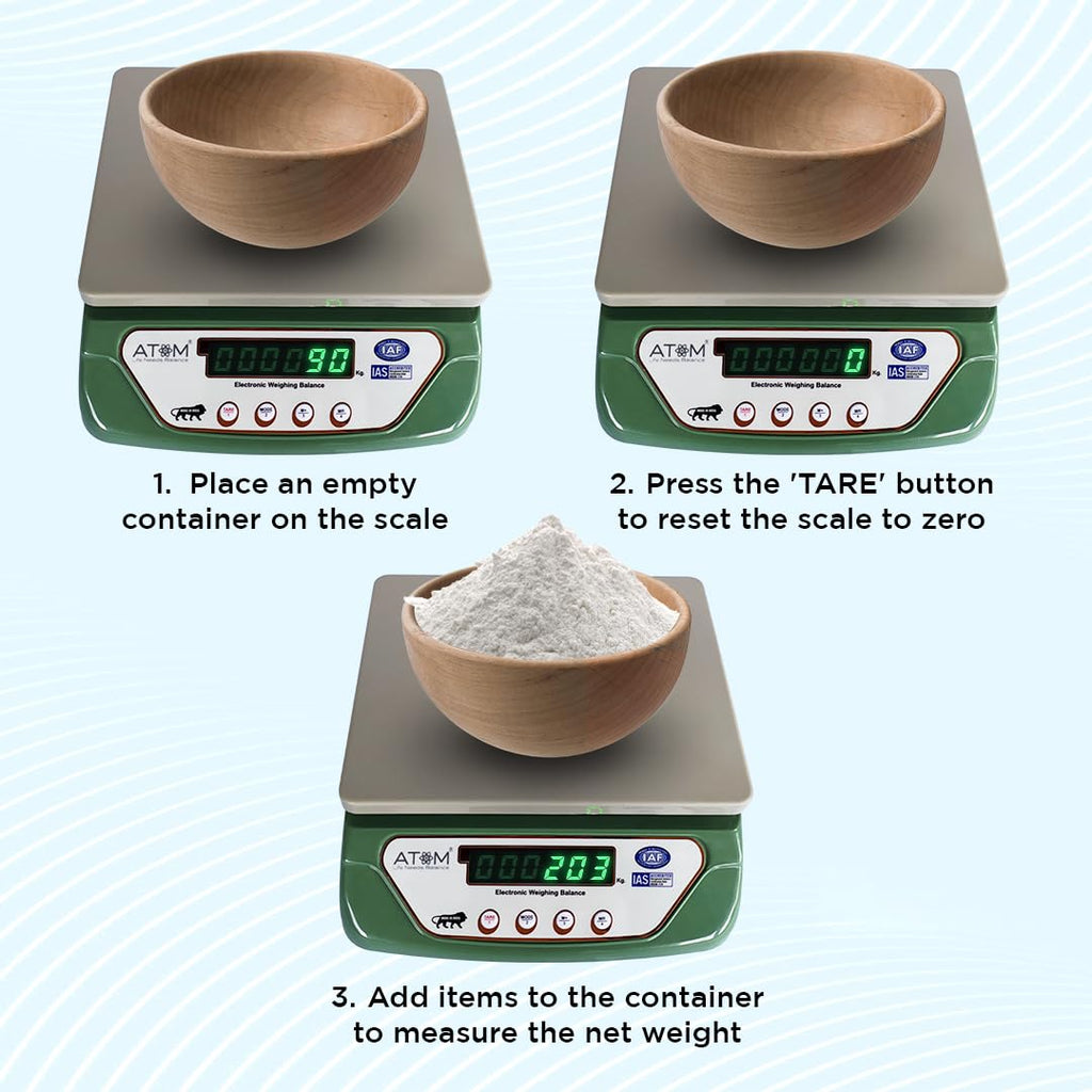 एटम एलिसटन K1 सीरीज़ डिजिटल किचन वेटिंग स्केल 10 किलो, बेकिंग, कुकिंग, फूड और डाइट के लिए एलसीडी डिस्प्ले वाली इलेक्ट्रॉनिक वेट मशीन, SF-400/A121। 6 महीने की वारंटी (रंग भिन्न हो सकता है)। 