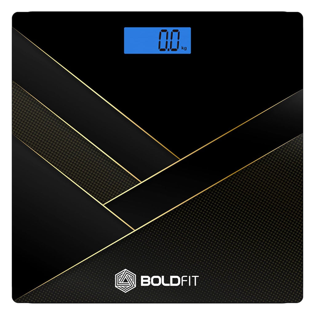 Boldfit Weight Machine for Home Digital Weighing Machine for Human Body with LCD Display Max Weight Capacity 180Kgs (Batteries Not Included) – Bathroom Scale for Home