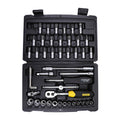 STANLEY STMT81243 110-Piece High Quality Multi-Toolkit containing Pliers, Spanners, Drivers, Sockets, Bits, Wrenches & Ratchets for Home, DIY & Professional Use, 1 Year Warranty, Yellow & Black