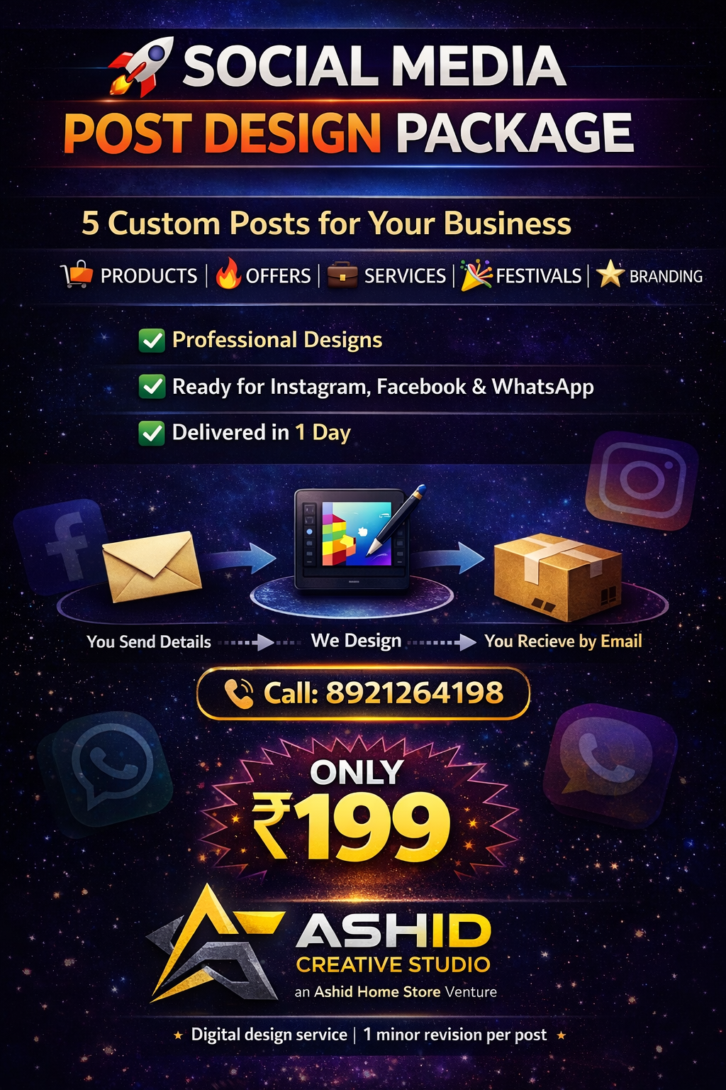 🚀 SOCIAL MEDIA POST DESIGN PACKAGE