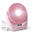 Multifunctional Fan with LED Light | 2-in-1 Cooling & Lighting Solution
