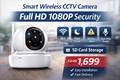 Full HD 1080P Wireless Smart CCTV Camera
