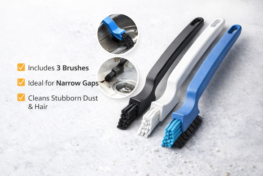 👉 3-Pack Gap Cleaning Brushes – Multi-Purpose Crevice Cleaner