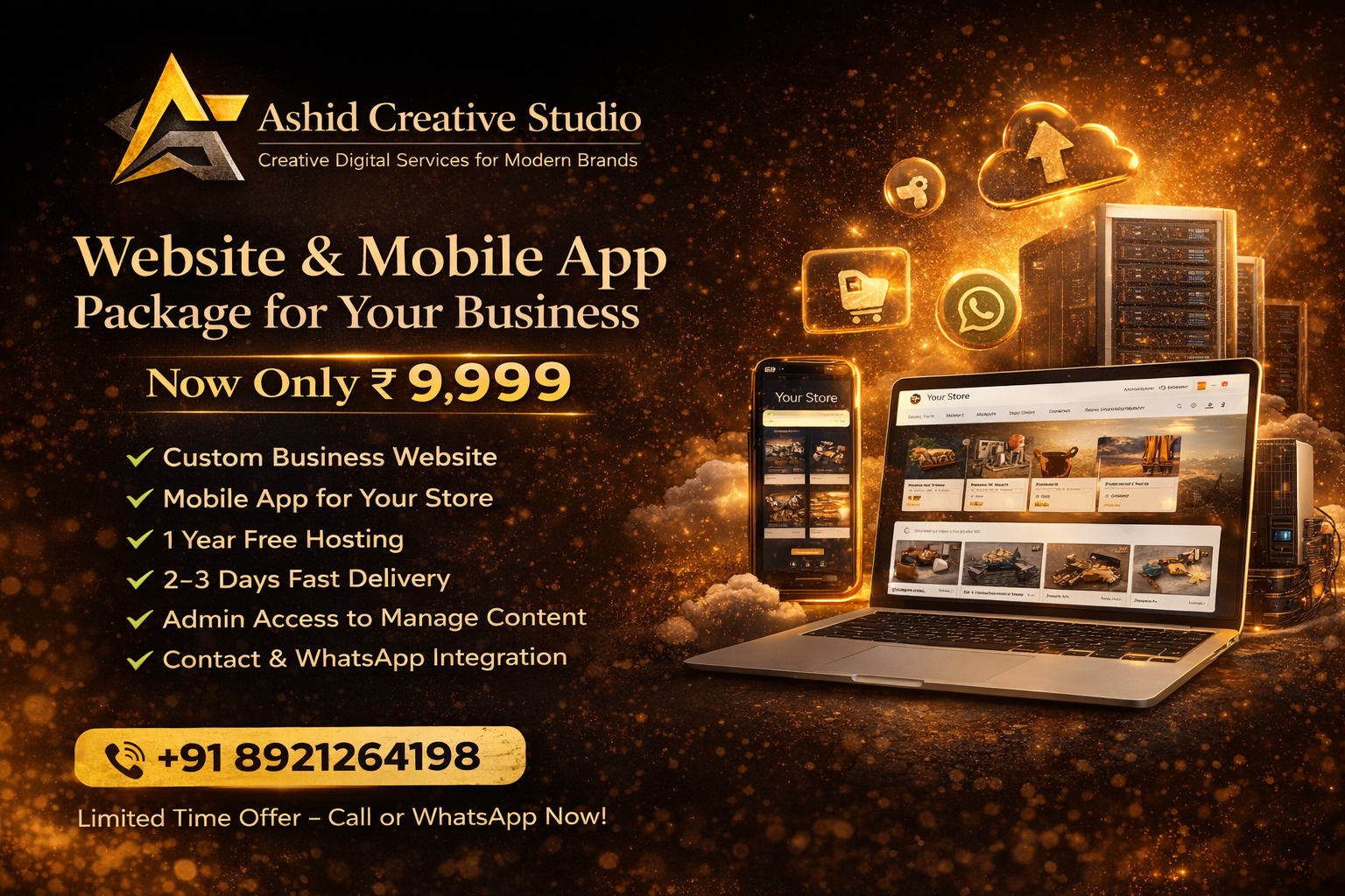 Website & Mobile App Package for Your Business